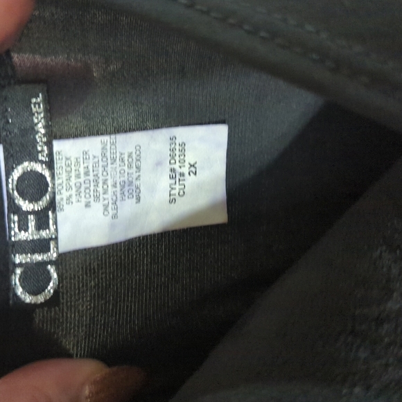 Cleo Black Maxi Dress w/ Front and Side Cut Out Design - Picture 7 of 7